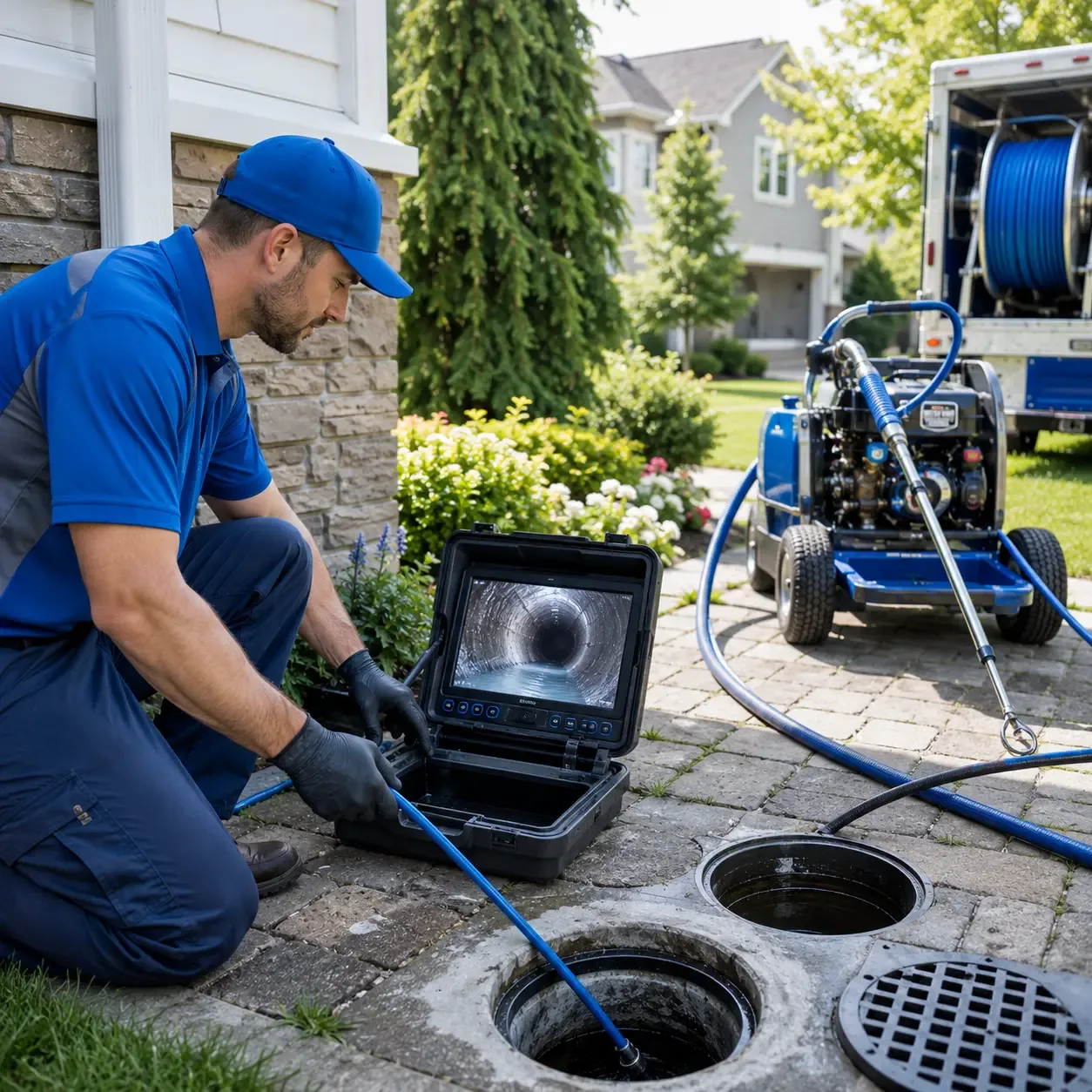 Outdoor drain cleaning professionals serving Tampa, KS