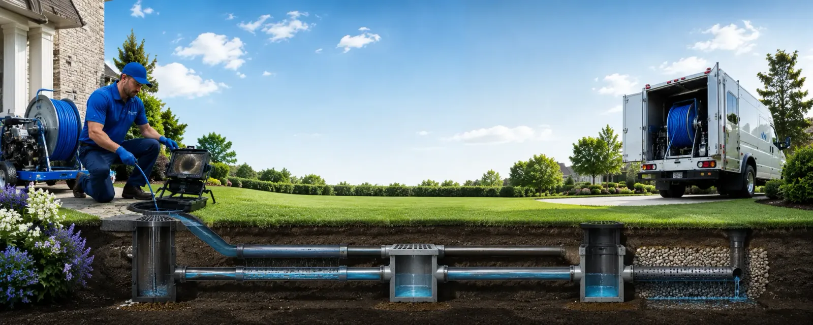 Outdoor drain cleaning information for Tampa, KS