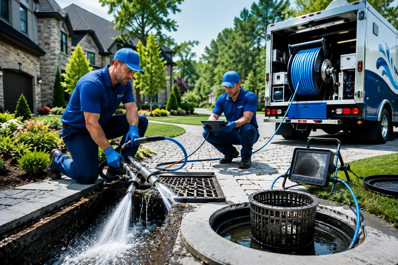 Local outdoor drain cleaning professionals in Tampa, KS
